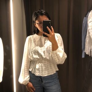 ZARA Long Mesh Long Sleeve